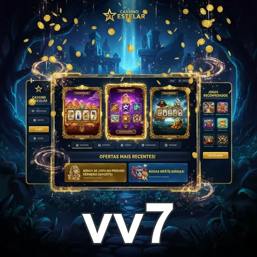 Ilustração de Experimente jogos VIP e ao vivo na vv7 com pagamentos seguros