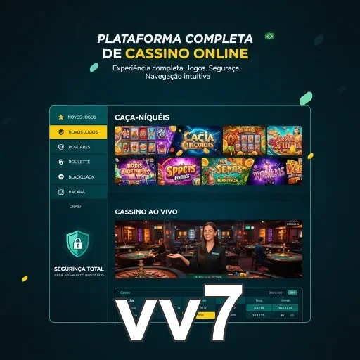 Ilustração de Acesse serviços VIP rápidos na vv7 com total segurança